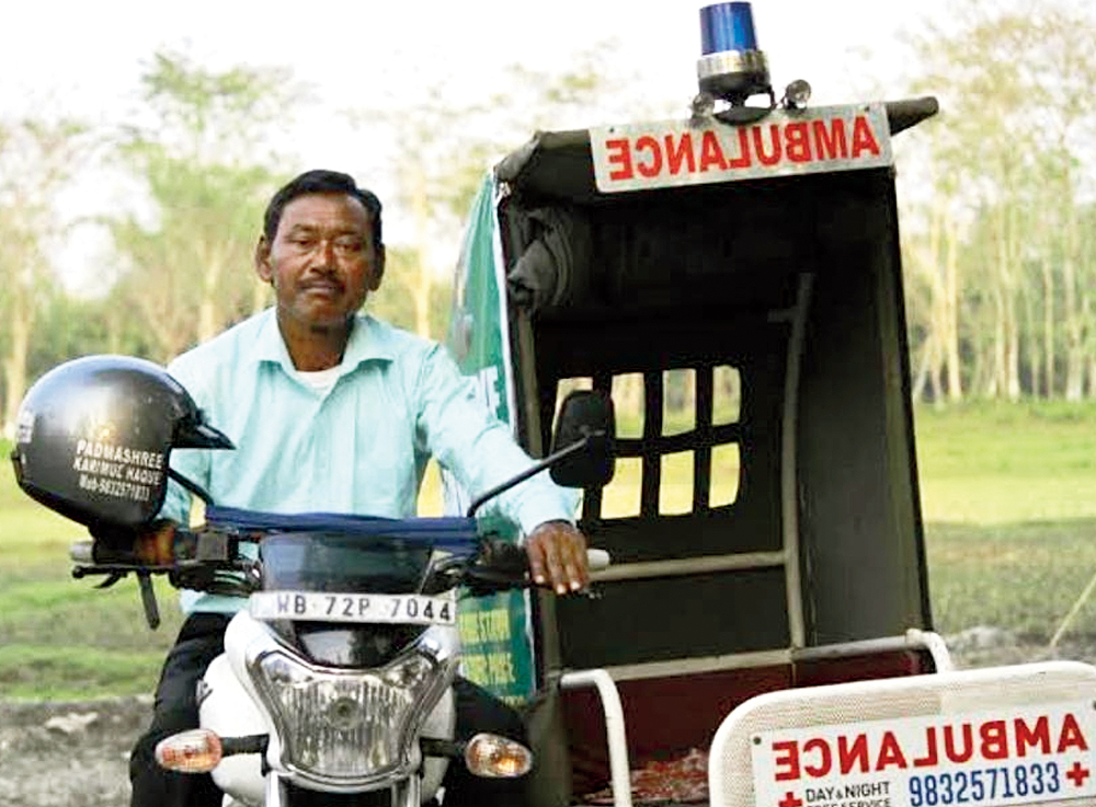 Ambulance Dada: The Tea Garden Worker Who Built an Ambulance Service With a Motorcycle