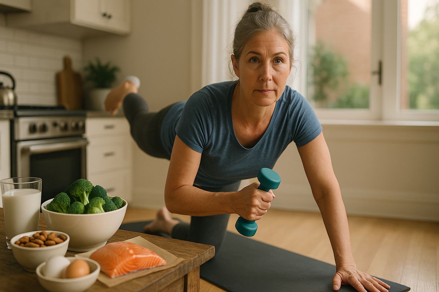 Strengthen Your Bones Naturally with Diet and Exercise
